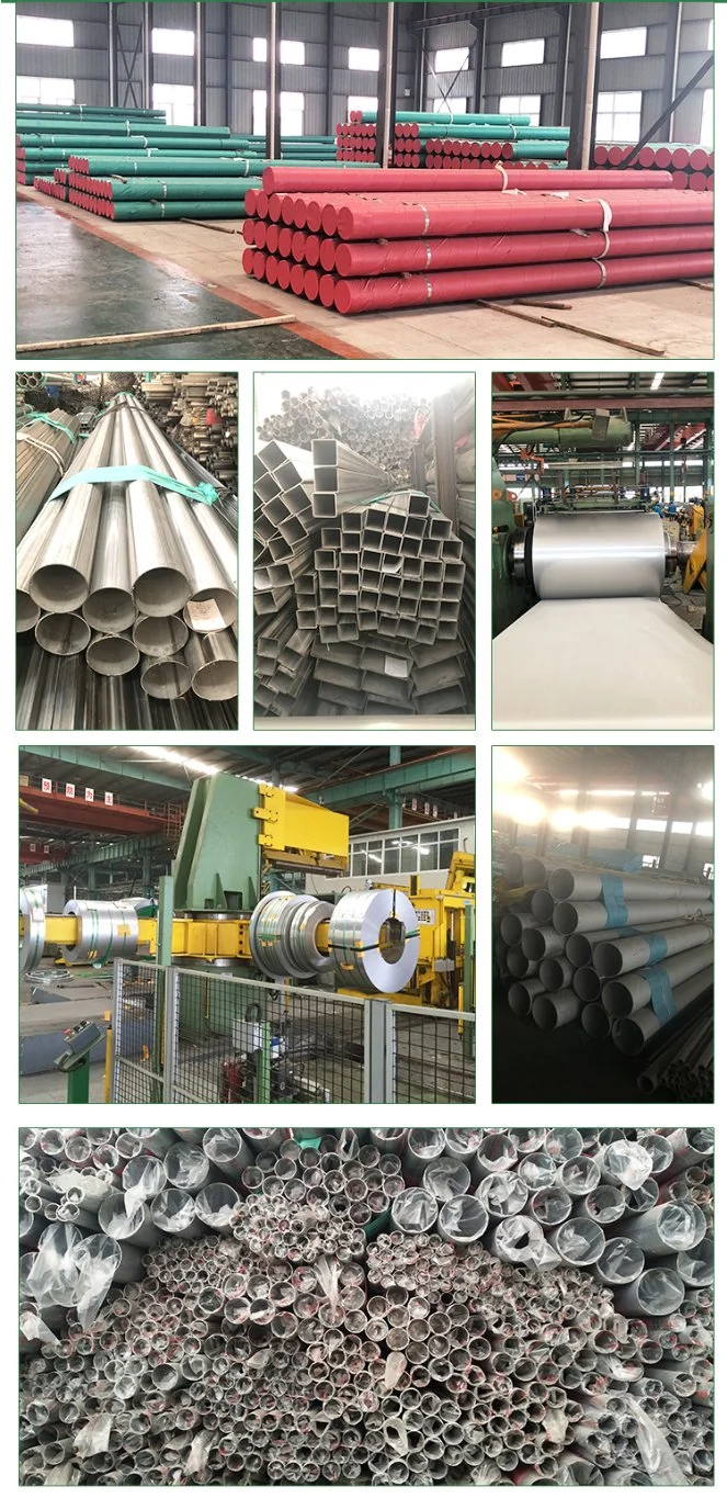 AISI Sanitary Square Rectangular/Hollow Section/Square/Spiral/ERW Carbon Pipe Tube Ss Duplex 317L 201 304 316L Polished Hairline Stainless Steel Welded Tube