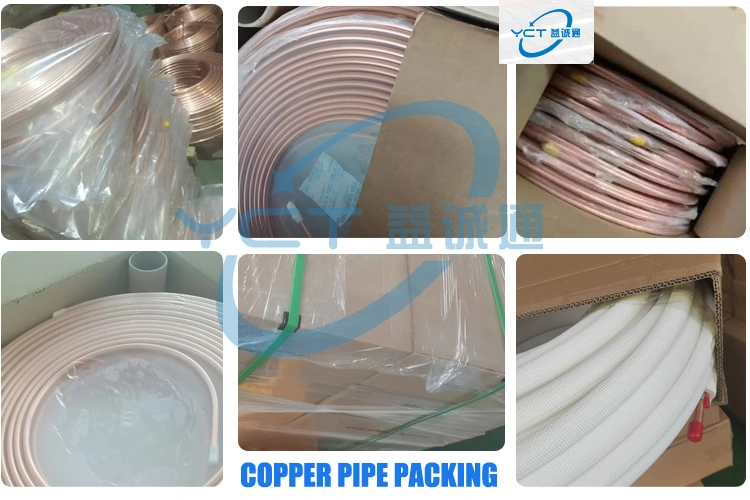 Cheap Copper Tube / Pipe /Tubing Coil Air Conditioner White PE