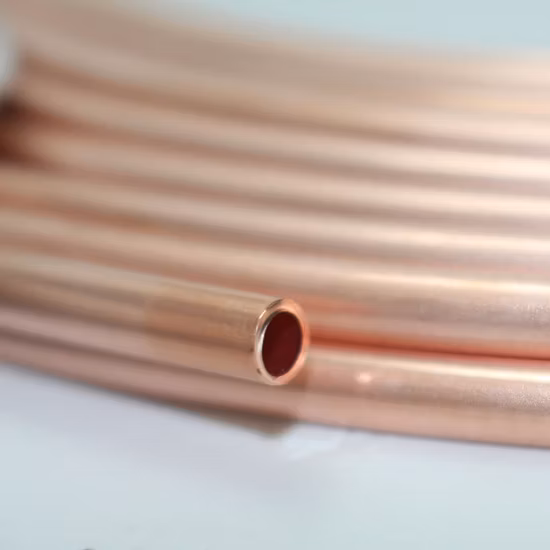 Bobina del tubo di raffreddamento del tubo a spirale in rame da 2 mm di diametro 1,5 my